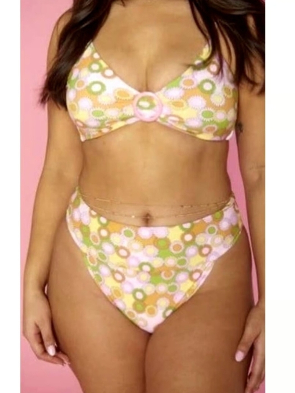 New Show Me Your Mumu Del Ray Good Vibes Only Bikini Size 3X NWT